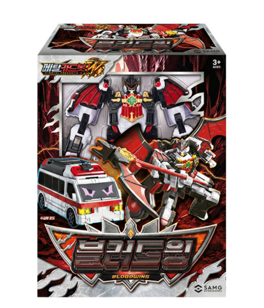 BLOODWING Metal Cardbot W Season 2 Transforming Robot Ambulance Car Toy Korea