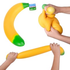 Squeeezy Sunny Days Squishy Banana Large Stress Relief Toy viral BRAND NEW