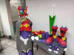 MegaMan Zero 1/1 Scale Red Zero Rockman Cosplay Set Wearable Custom Clothing Hot