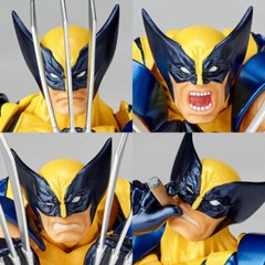 Wolverine Revoltech Amazing Yamaguchi No.005 X-Men Action Figure Box Set Gift