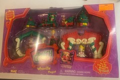 Vtg Dr. Seuss How the Grinch Stole Christmas Whoville Playset New in box!