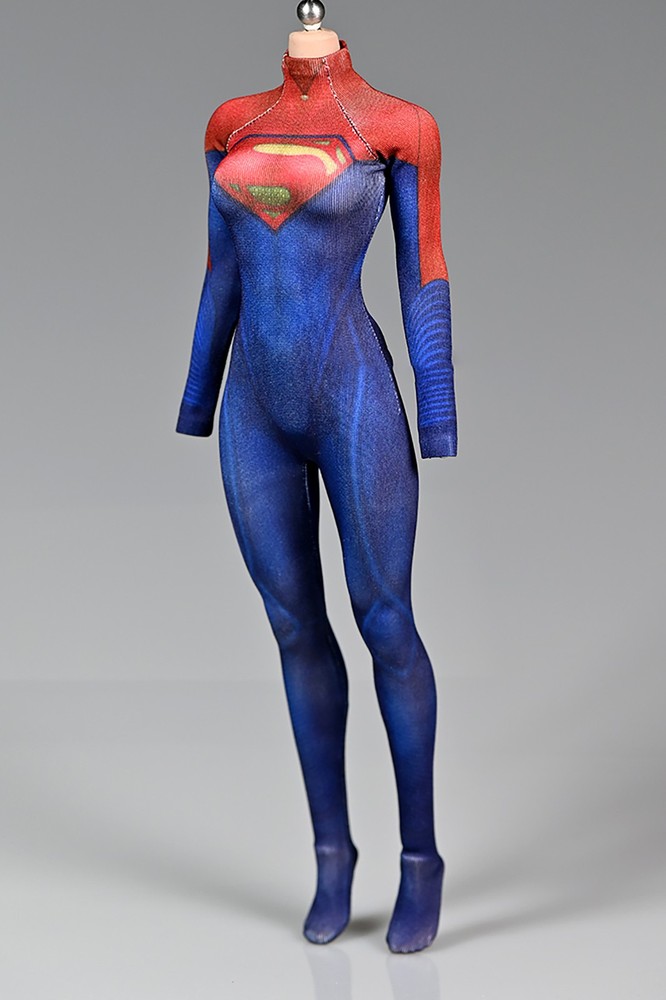 1/6 Elastic Jumpsuit Tight Clothing Fit 12” Female Action Figure