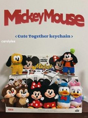 Authentic Mickey Family Cute Together Keychain Series Figure Blind Box Gift