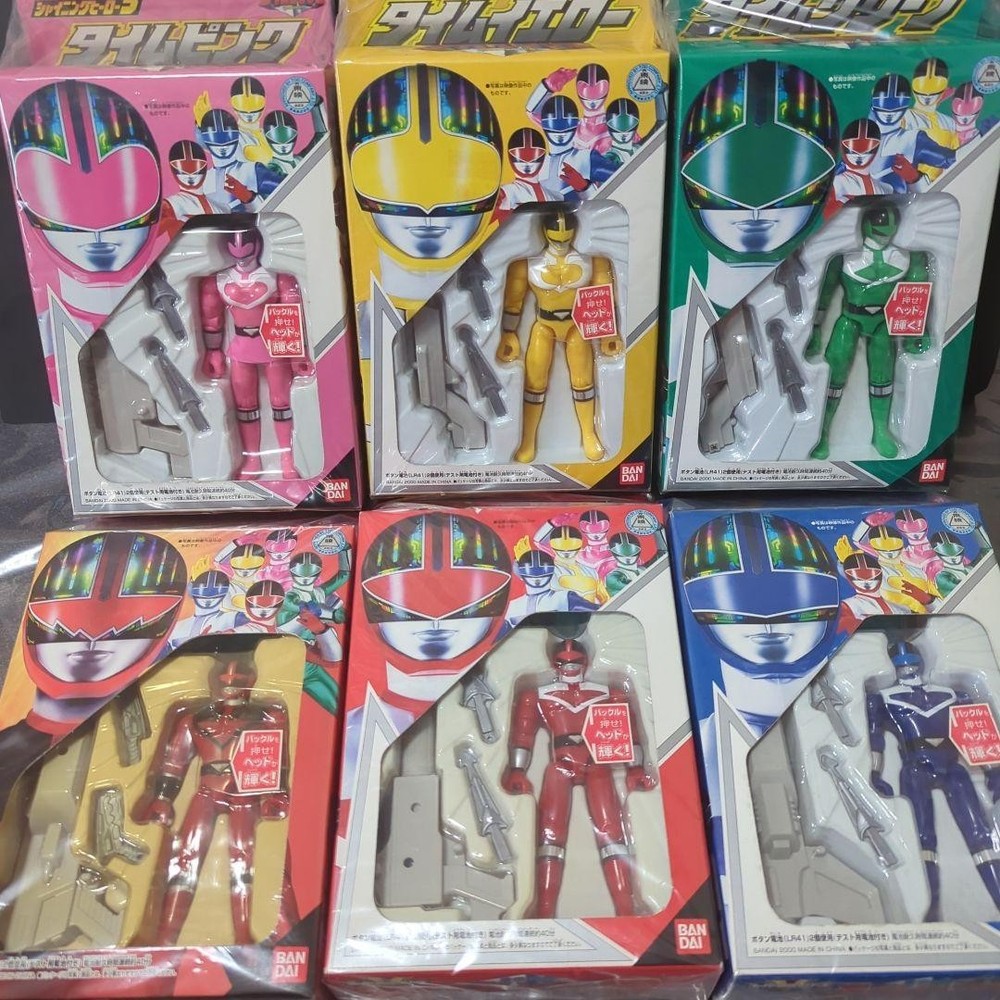BANDAI Mirai Sentai Timeranger Shining Hero 6-piece set NEW Unopened F/S