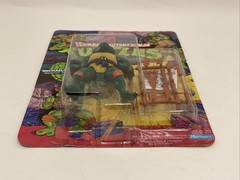 TMNT Michaelangelo Soft Head 1988 Playmates MOC 10 Back Unpunched Fan Club Flyer
