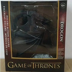 Game Of Thrones Drogon Black Dragon Deluxe Action Figure New