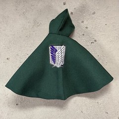 PB-C-ATK: 1/12 Green Wired Cloak Cape for Figma Attack on Titan Action Figure