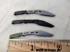 Tactical Machete Knife 1:12 Scale Weapon Action Figure Accessory Force