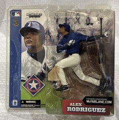 McFarlane MLB Series 2 Alex Rodriguez Rangers Blue Jersey Variant W/Sunglasses