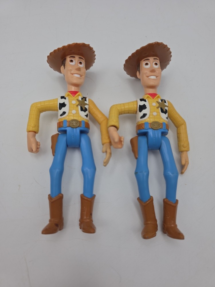 #1 Pair 2 Toy Story Woody Disney Doll Action Figures 6” Burger King Collectible