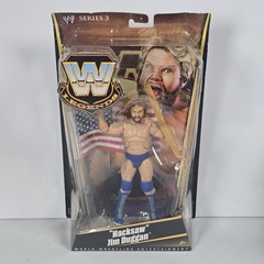 WWE Mattel Figure Legends Elite Series 3 Hacksaw Jim Duggan 2010 NEW Box Wear.