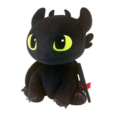 How To Train Your Dragon Sitting Toothless Plush Doll 45cm Cute-100% Authentic
