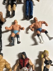 Lot of 10 WWE Wrestling Action Figures Mixed Wrestlers Mattel Jakks Vintage Toys