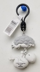 (2024) Monogram 2.75″ Junji Ito Uzumaki B&W “Mushroom Baby” 3D Figural Bag Clip