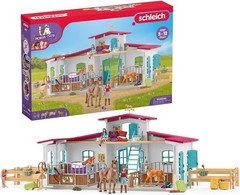 Horse Club – 115 PC Lakeside Riding Center Horse Toy Playset with Horses and …