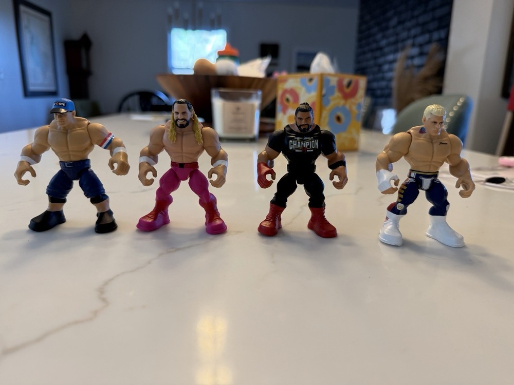 WWE Action Figure Knuckle Crunchers Set of 4