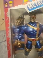 1994 Toy Biz X-Men Metallic Mutants Cyclops Wolverine Sabretooth Deluxe Edition