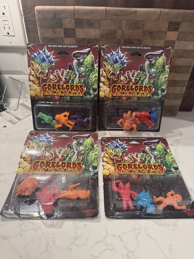 Violence Toy Gorelords Full Set of 12 Mini Keshi Figures Multi Colors Lot Mutant