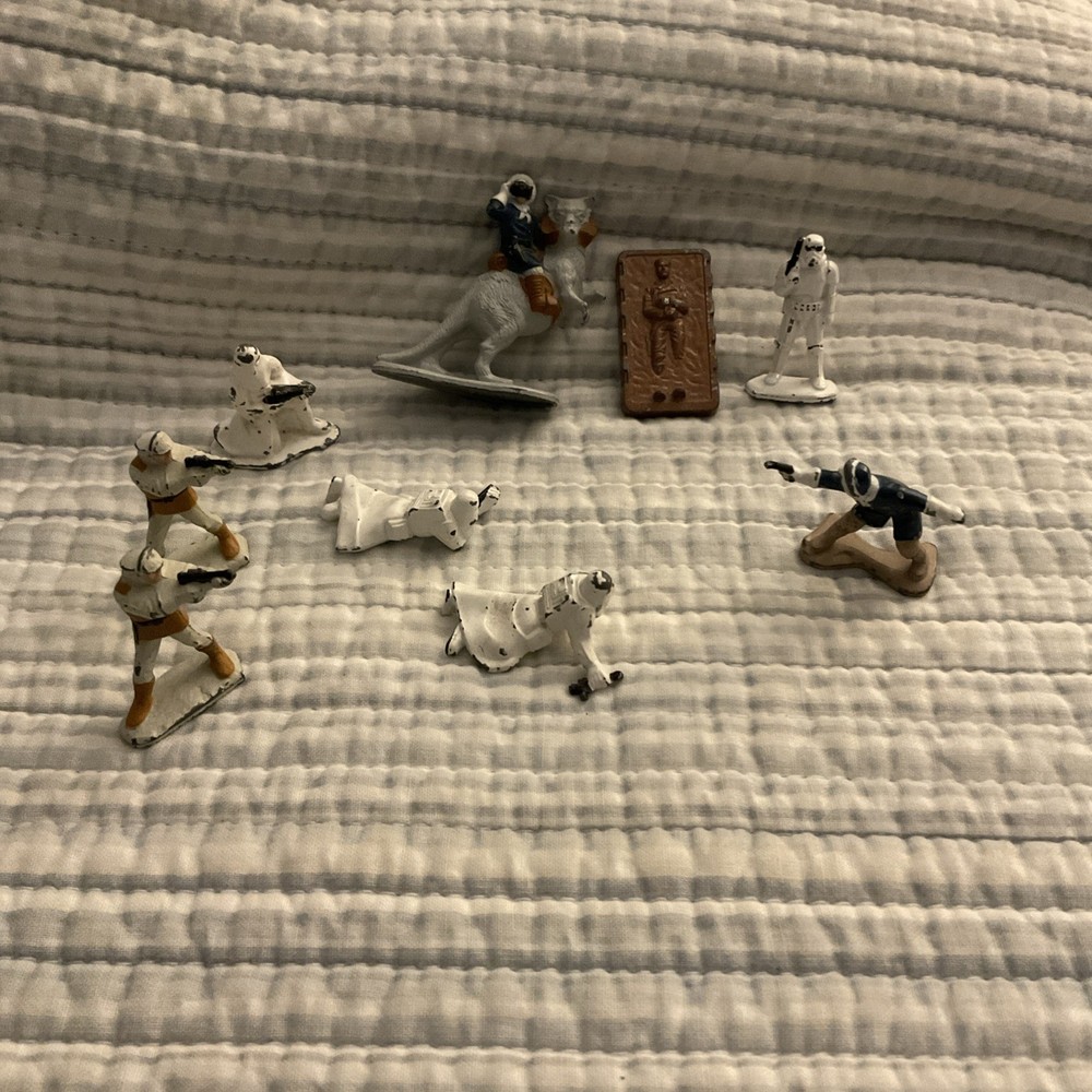 STAR WARS MICRO COLLECTION 1982 die Cast Metal Lot Of 9 Figures* Must Look*