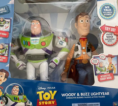 Thinkway Toys Interactive Toy Story Woody & Buzz Lightyear Sealed Set New