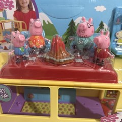 Peppa Pig Transforming Camper Van RV Playset w/ Sounds Tested – 99% Complete Set