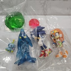 Sega Sonic Jakks Toy Figure Lot Chaos Tikal From Video Game Hedgehog Rare Set