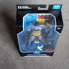 McFarlane Toys DC Multiverse Batman (Golden Age) Red Platinum GameStop Exclusive