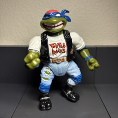 1991 Vintage TMNT Classic Rocker Leonardo Figure Teenage Mutant Turtles