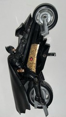 Vintage DC Batman The Dark Knight Mattel Flare & Fire Batcycle 2008 Action Set