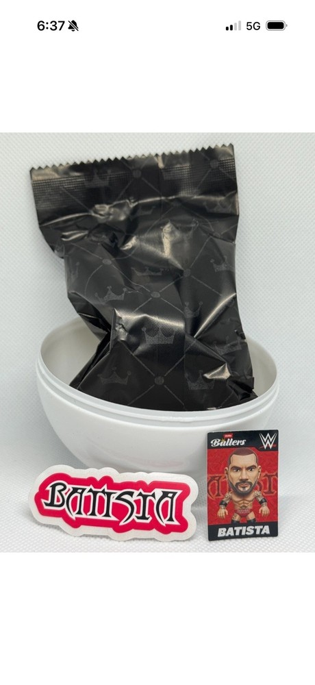 WWE Zuru Ballers – Batista – with Sticker & Mini Poster