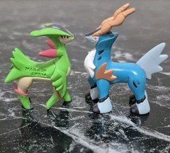 Tomy Pokemon Cobalion & Virizion 2″ PVC Collectible Nintendo Toy Display Figures