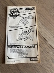 M.A.S.K. SWITCHBLADE 100% Complete w/ Box Unused Stickers Short Viper Mask 1985