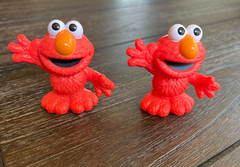 Lot Sesame Street Workshop Figures Hasbro ELMO Cookie Monster OSCAR Abby Cadabby