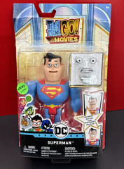 Teen Titans Go! Movie Face-Swappers Superman Action Figure 2018 Mattel Open Box