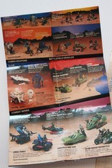 Small lot vintage 80s GI Joe toy pamphlets instructions advertisement