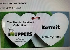 Ty Beanie Buddies Kermit the Frog 2013 Muppet’s Plush, Medium 16″ 40cm New