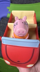 Peppa Pig All Around Town Adjustable Track Playset Talking Car And Accessories