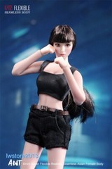 US ANT 1/12 T305B Pale Skin 6″ Seamless Female Action Figure Body Hand Foot Toys