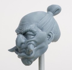 Mythic Legions Hanbō Warrior Mask Head 1:12 Custom Resin 3d Print