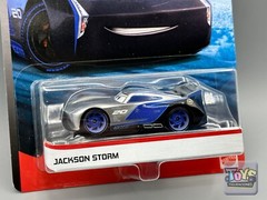Disney Pixar Cars Jackson Storm Silver Collection Blue Desert Card 2020