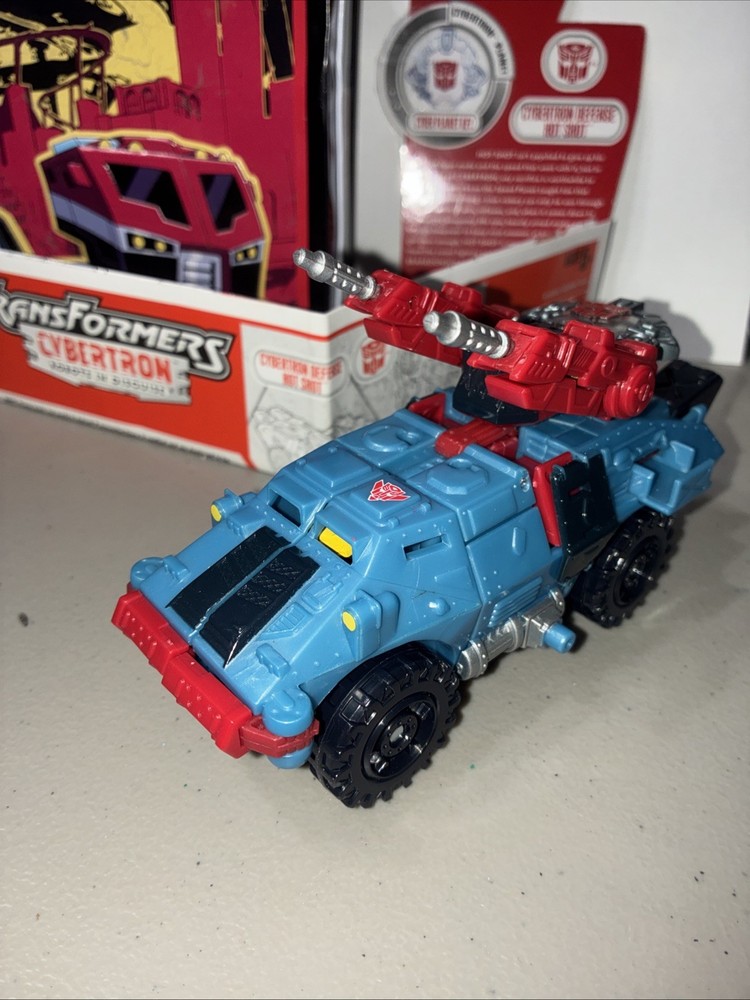 Transformers CYBERTRON DEFENSE HOT SHOT Cybertron RID COMPLETE Adult Owned