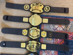 Vintage Y2K WWE WWF Wrestling Belt Foam Replica Jakks Huge Lot