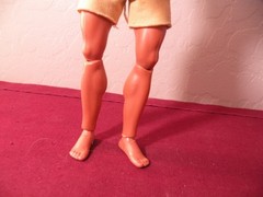Mattel Big Jeff Action Figure 1971 Tan Trunks Karate Chop Hong Kong