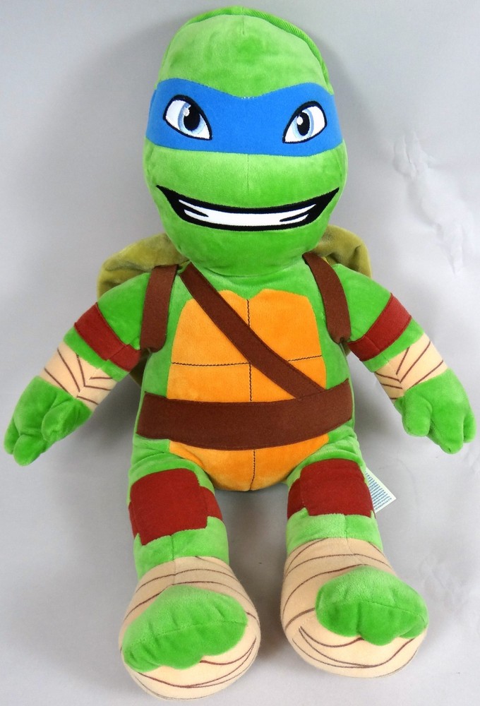 Talking TMNT Leonardo Teenage Mutant Ninja Turtles 2 Faces Large 19 in BAB 2016