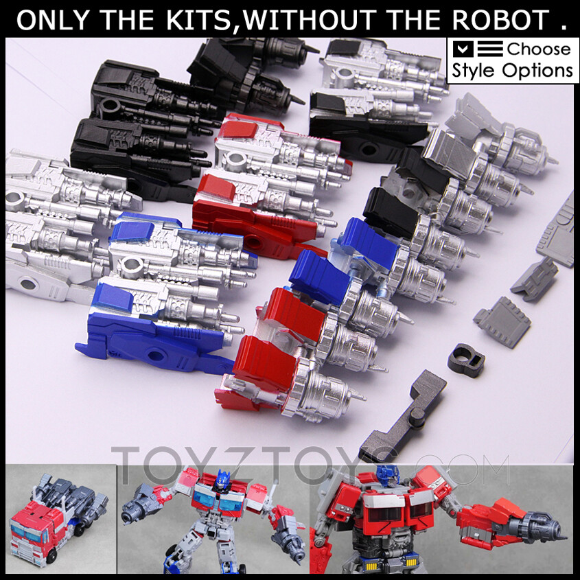 Gun Cannon Weapon Filler Upgrade Kit For TF Movie 7 OP Prime – Cannon – Choose !