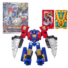 Metal Cardbot S Rock Crush & Deep Bite 2-in-1 Transforming Robot Toy Bundle