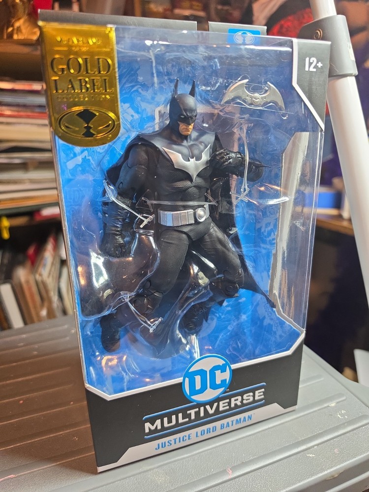 DC McFarlane Multiverse JUSTICE LORD BATMAN Gold Label Collection Action Figure