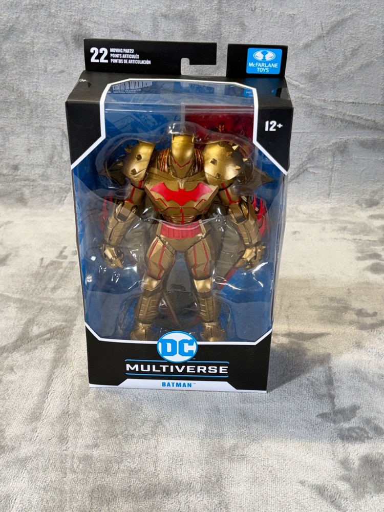 McFarlane Toys DC Multiverse Batman Hellbat Gold Edition SEALED -FREE SHIPPING-