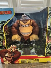 JAKKS Pacific Donkey Kong Deluxe Action Figure Plastic Brown/Tan/Red Boxed