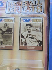 Unopened Vintage Kenner Starting Lineup “Baseball Greats” Babe Ruth & Lou Gehrig